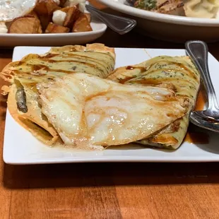 Roasted Vegetable Crepes