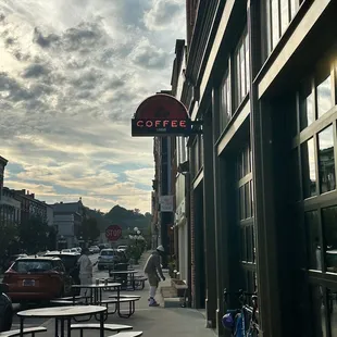 Outside view of the shop