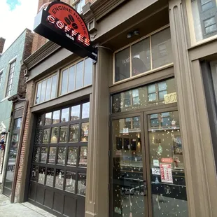 Engine House Coffee exterior.