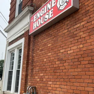a fire hydrant outside of a building