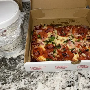 pizza, food