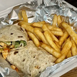 Cajun Chicken Wrap