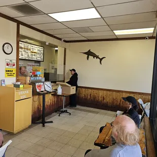 Inside of restaurant