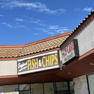 Beautiful day for the best fish and chips