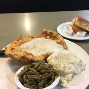 Chicken fried chicken dinner.