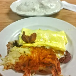 Bscon omelet with B&amp;G