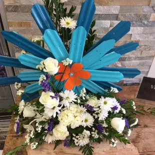 Personalized sympathy arrangement