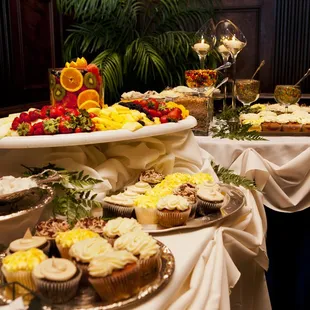 English Oak Room Dessert Table