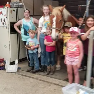 Thanks today all who attended our Fun with Friends, Food and Ponies event!  Tie dying and ice cream sundaes were  a hit!