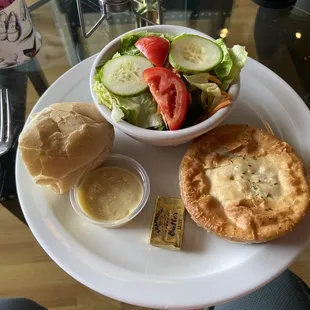 Potato, Cheese, and Onion Pasty