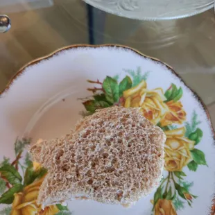 The salmon sandwich was my favorite and it was cut into a little fish shape. So much fun!