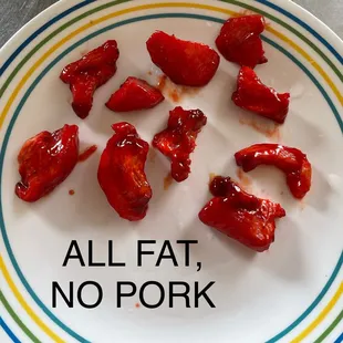 all fat, no pork