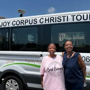 My daughter &amp; I on the tour