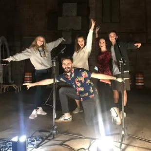 Performing with the ghosts on a Ghost Tour!