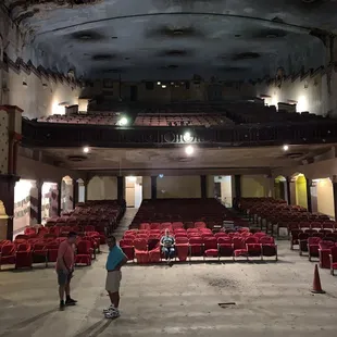 Inside the Ritz Theater.