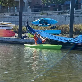 Heading out from the main dock