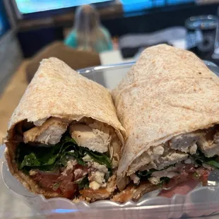 Spring 2023 Tuscan Chicken Wrap