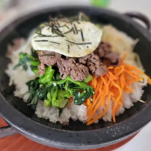 Beef bibimbap