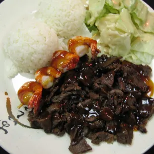 Beef &amp; Shrimp Teriyaki