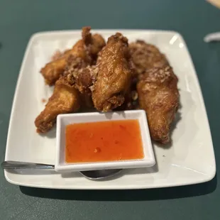Crispy Chicken wings.