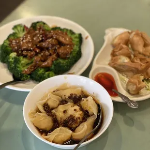 All delicious and vegan!