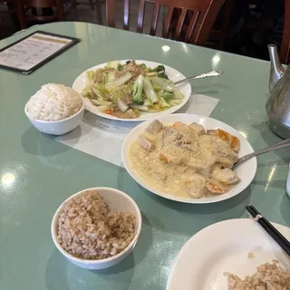 Taro Pumpkin and Fatty Pork