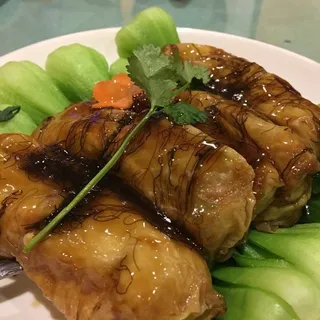 Savory Soy Sauce Soy Chicken with Bok Choy