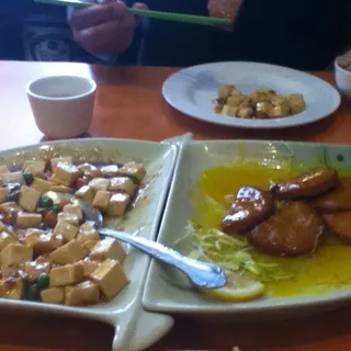 Fried Chicken with Lemon Sauce