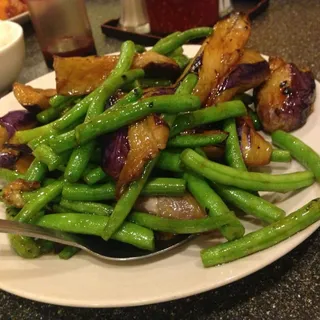 Eggplant and String Beans