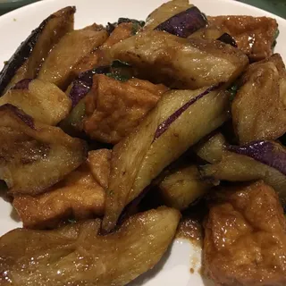 Eggplant Tofu and Basil
