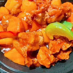 #33. Sweet &amp; Sour Soy Chicken w/ Bell Peppers &amp; Pineapple