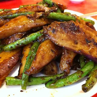 #42. Eggplant & String Beans w/ Black Bean Sauce