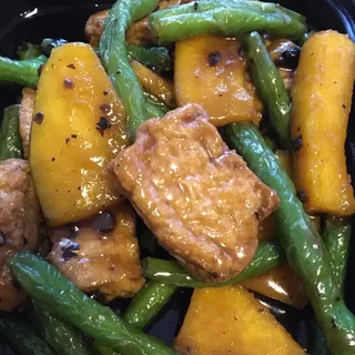 #53. Pumpkin, String Beans, Tofu in Black Bean Sauce