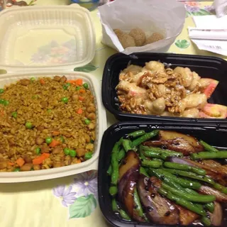 #84. Curry Fried Rice w/ Soy Chicken