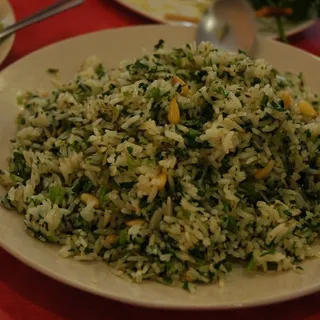 #87 Spinach & Pine Nuts Fried Rice