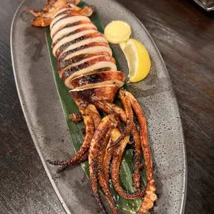 Grilled squid