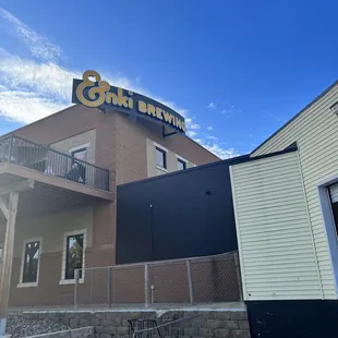 the outside of the building