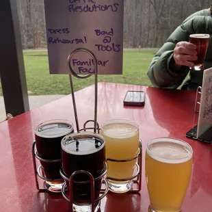 Flights are appreciated when a brewery is new!