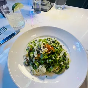 pasta dish, pasta, food