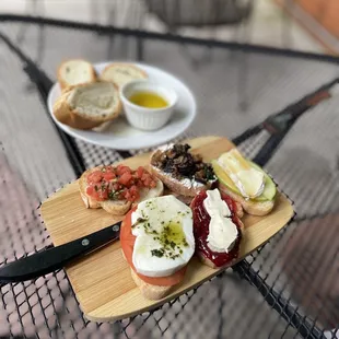 a plate of food on a table