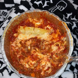 pasta dish, pasta, food