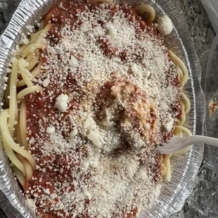 Spaghetti and Meatballs