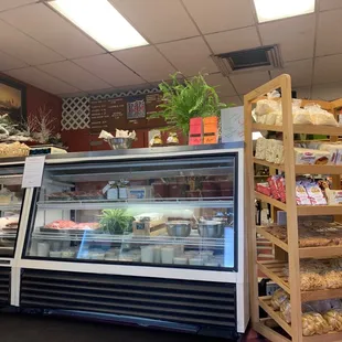 the display of the deli