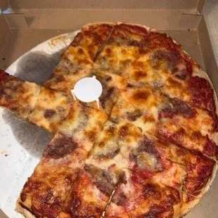 pizza, food