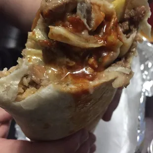Asada burrito, with everything.