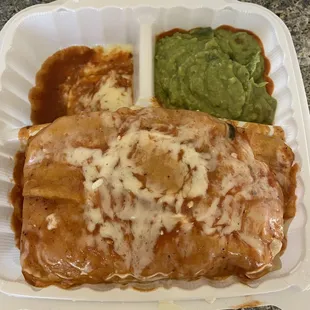 Shredded Chicken Burrito