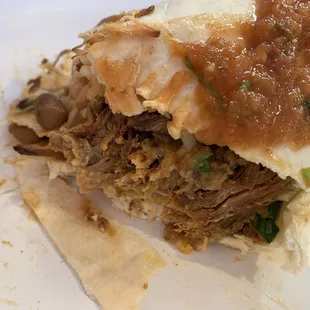 Pork Burrito. Tuesday special that we did not know =)