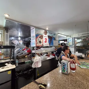 customers in the kitchen