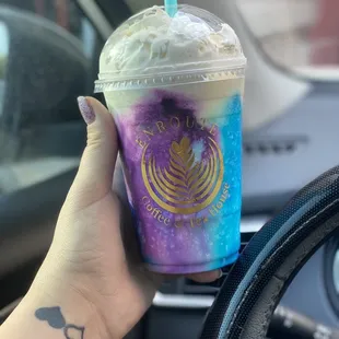 Magical vanilla bean frap!