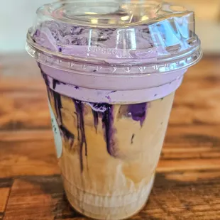 Ube coffee